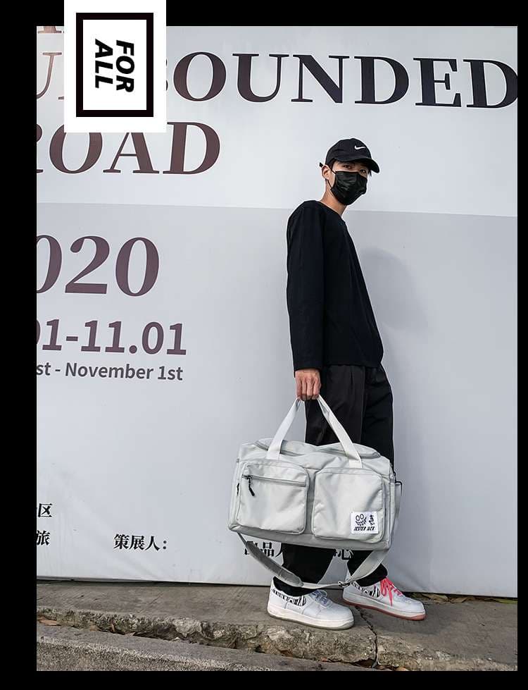 スタイリッシュ旅行ボストンバッグ 25L
