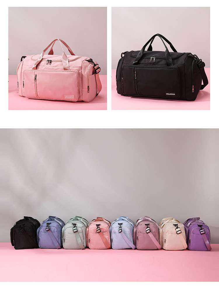多機能ポケット付き大容量ボストンバッグ 35L