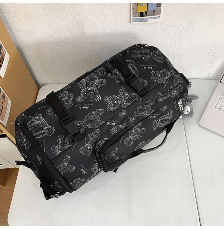 キャラクター柄大容量ボストンバッグ 40L