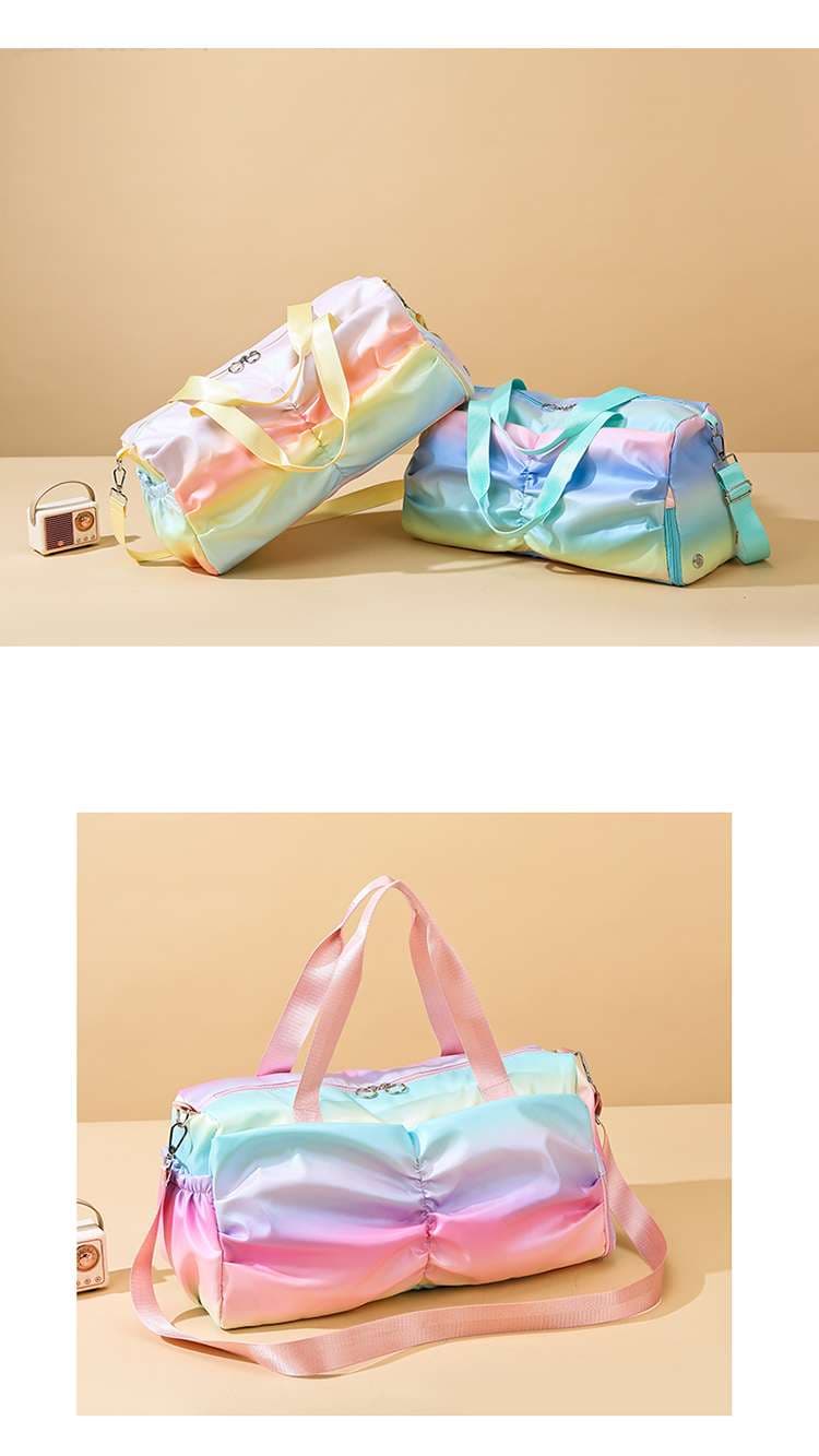 虹色パステル ボストンバッグ 25L