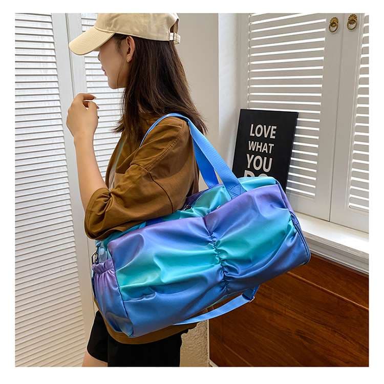 虹色パステル ボストンバッグ 25L