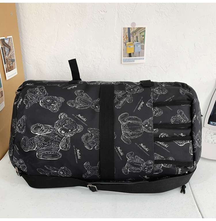 キャラクター柄大容量ボストンバッグ 40L
