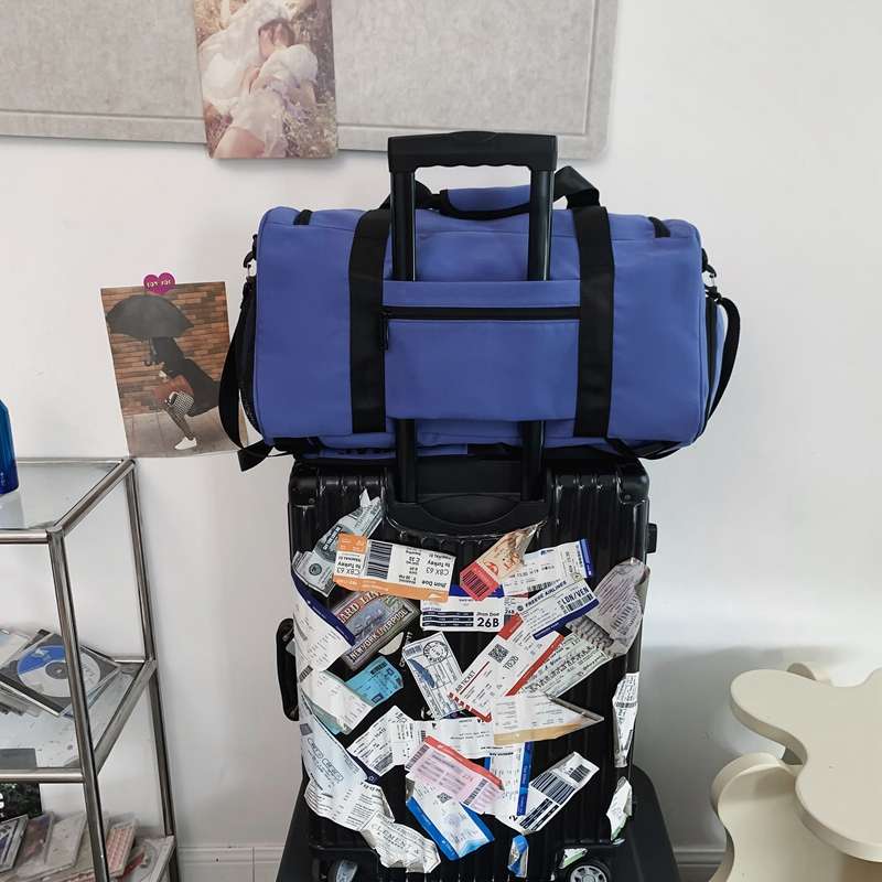 ボストンバッグ 多機能ポケット付き旅行バッグ 40L