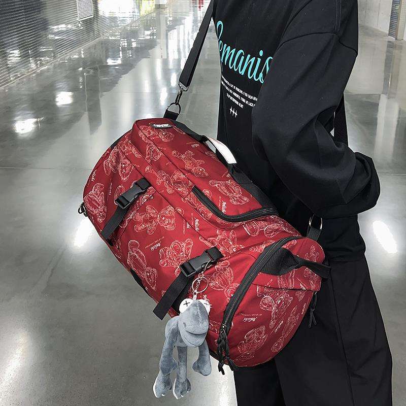 キャラクター柄大容量ボストンバッグ 40L