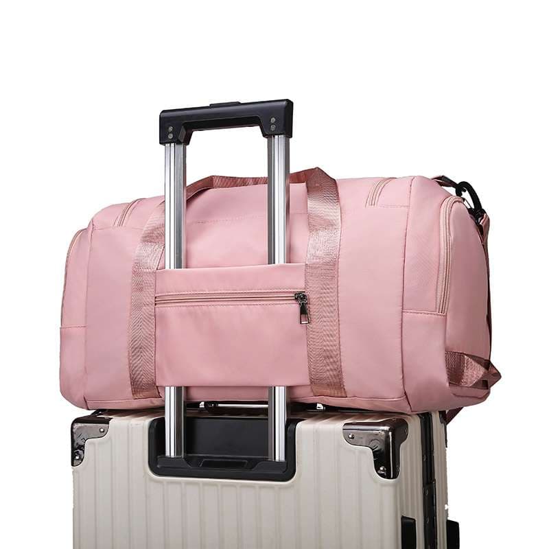 多機能ポケット付き大容量ボストンバッグ 35L