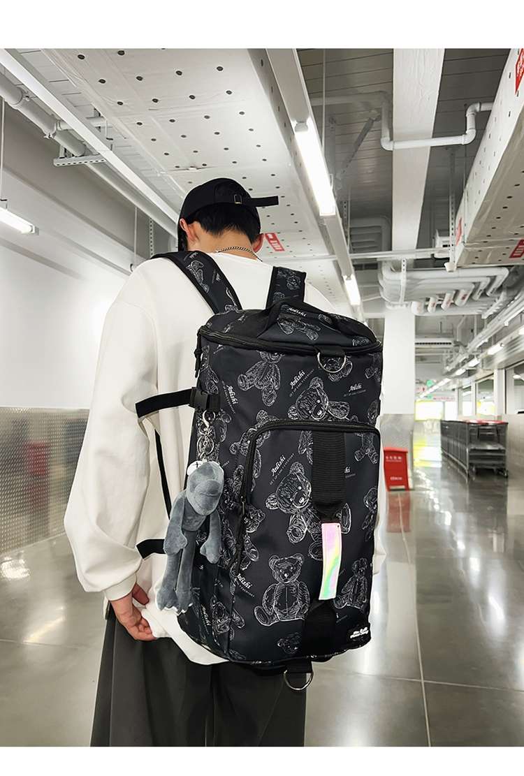 キャラクター柄大容量ボストンバッグ 40L