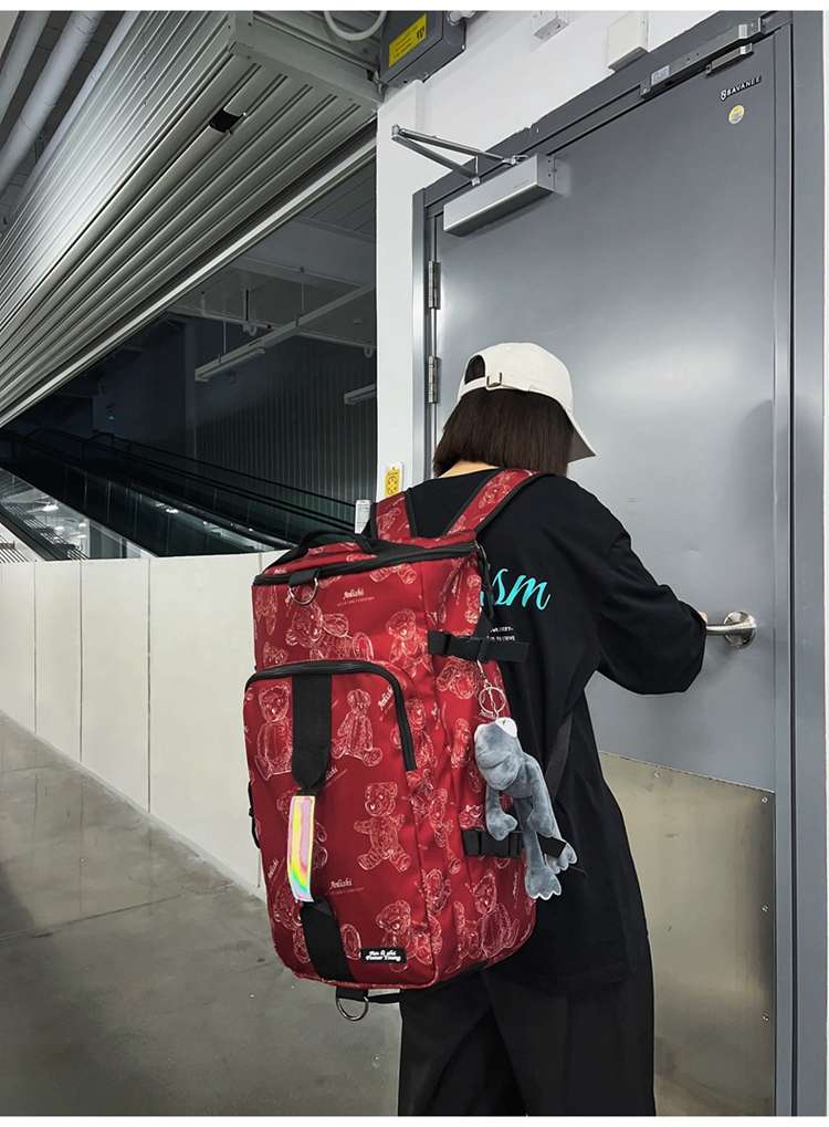 キャラクター柄大容量ボストンバッグ 40L
