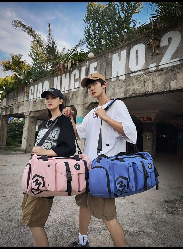 ボストンバッグ 多機能ポケット付き旅行バッグ 40L