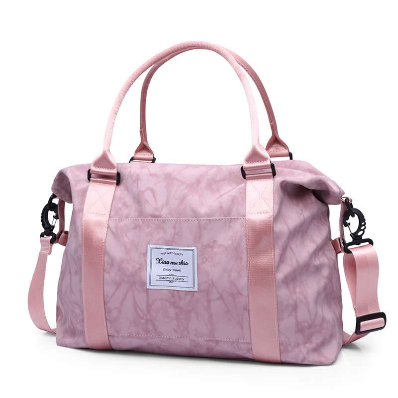 マーブル柄大容量ボストンバッグ 20L 30L