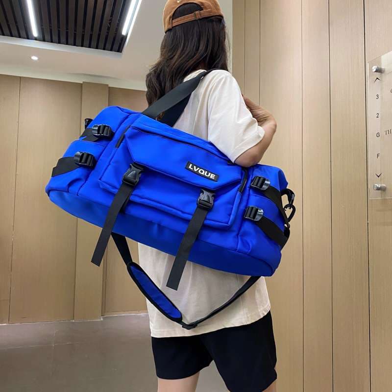 ボストンバッグ 多機能ストラップ付き学生旅行バッグ 30L