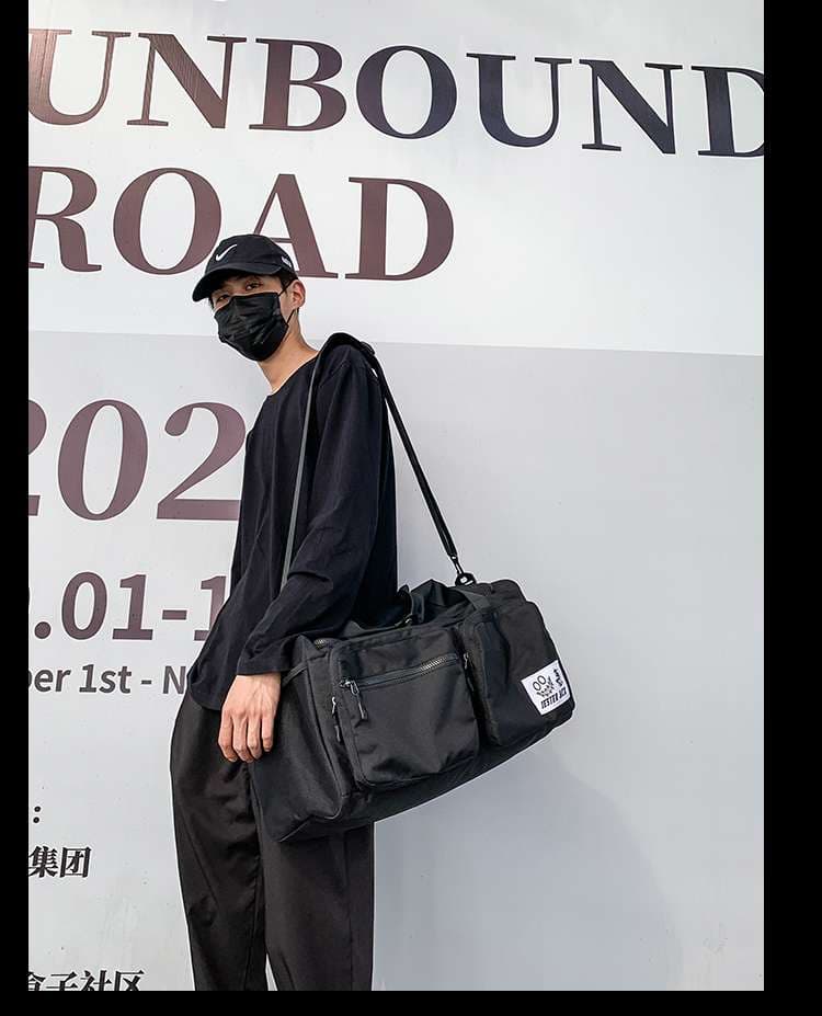 スタイリッシュ旅行ボストンバッグ 25L