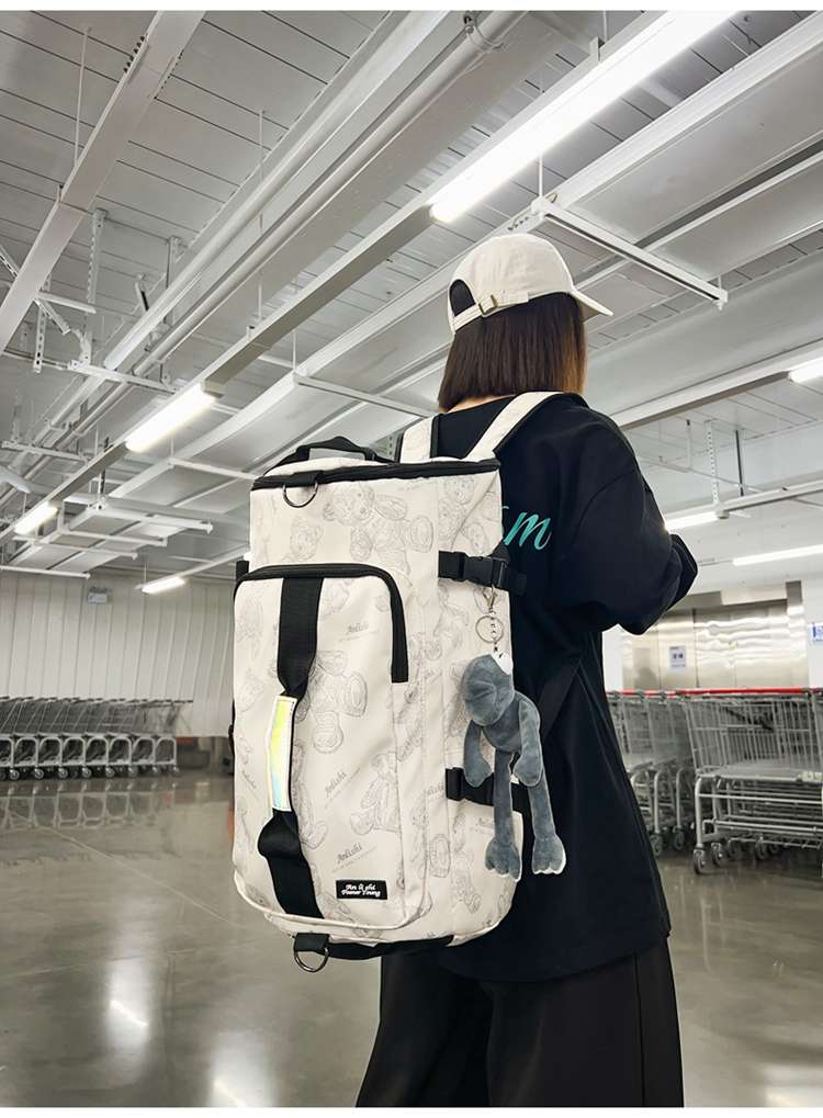 キャラクター柄大容量ボストンバッグ 40L