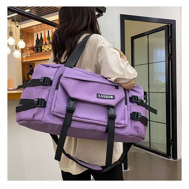 ボストンバッグ 多機能ストラップ付き学生旅行バッグ 30L