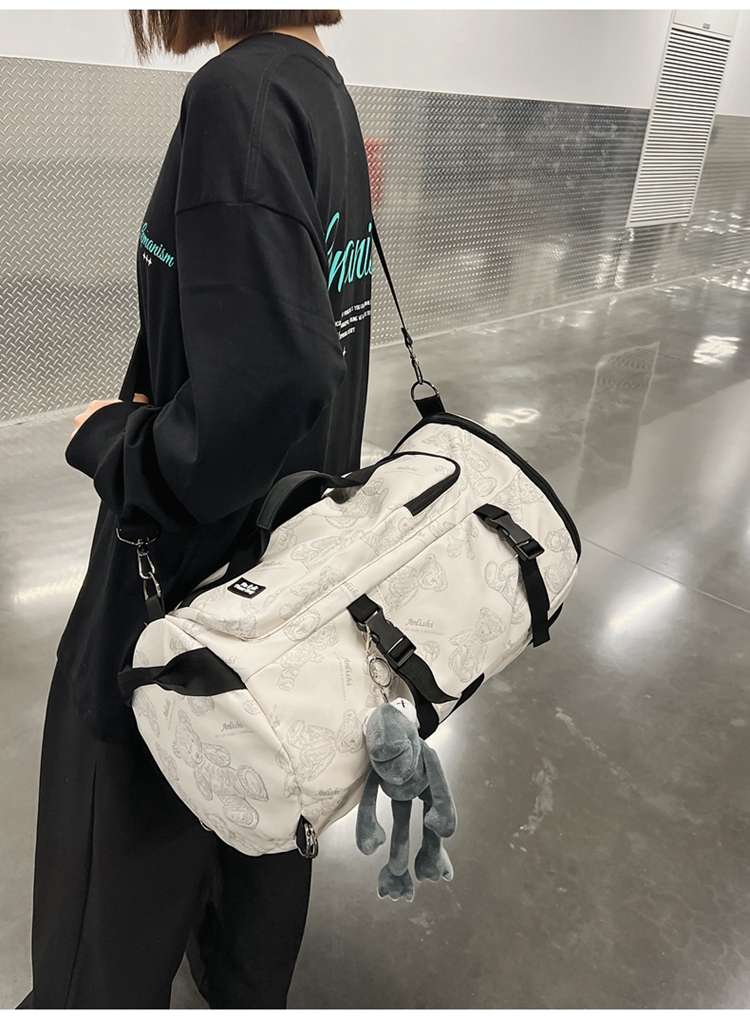 キャラクター柄大容量ボストンバッグ 40L