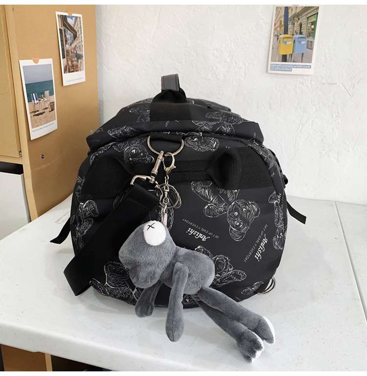 キャラクター柄大容量ボストンバッグ 40L