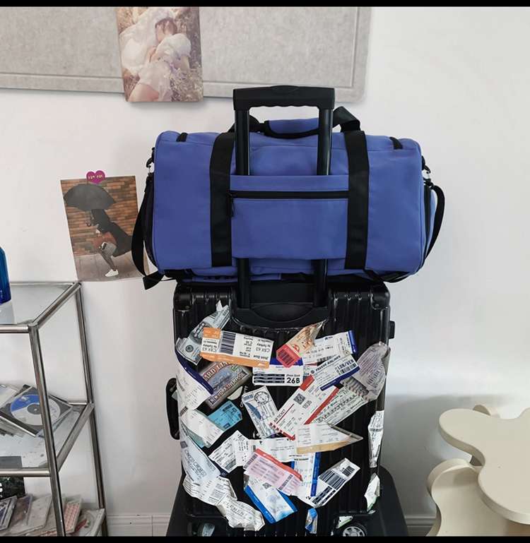 ボストンバッグ 多機能ポケット付き旅行バッグ 40L