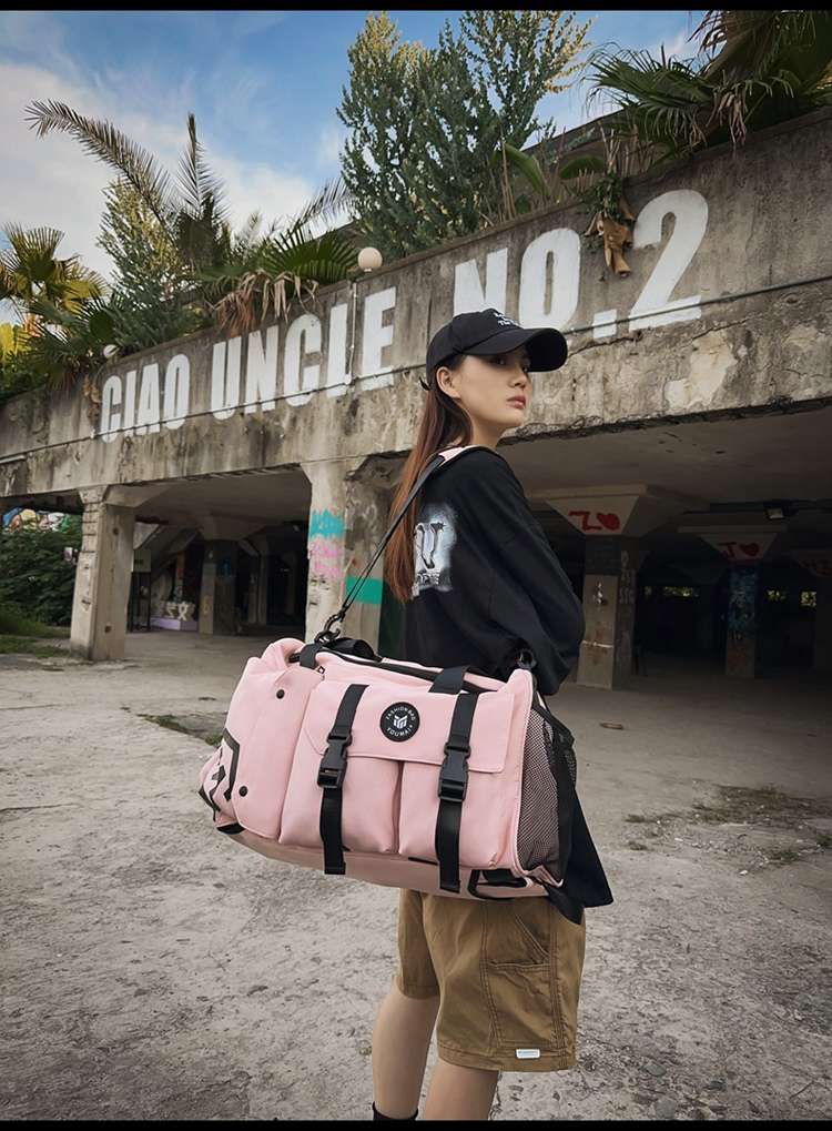 ボストンバッグ 多機能ポケット付き旅行バッグ 40L