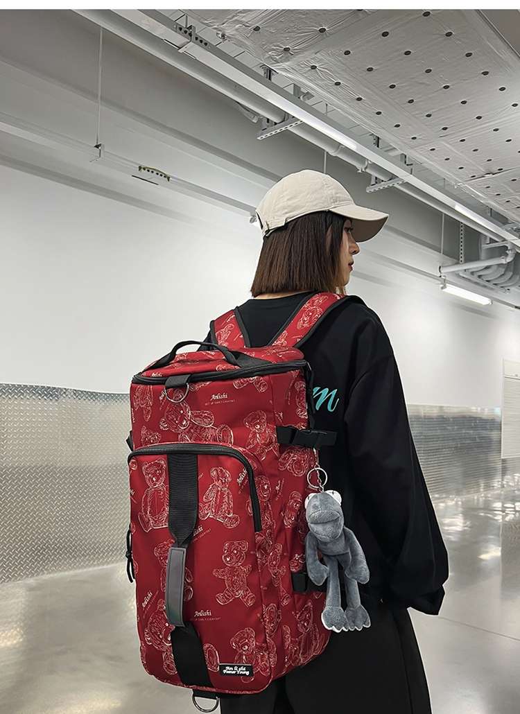 キャラクター柄大容量ボストンバッグ 40L