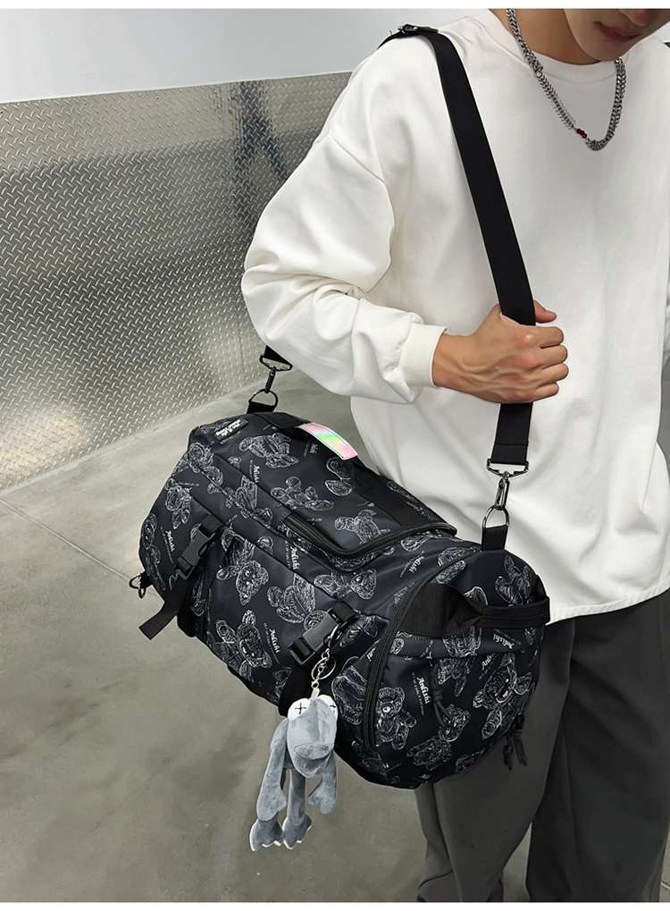 キャラクター柄大容量ボストンバッグ 40L
