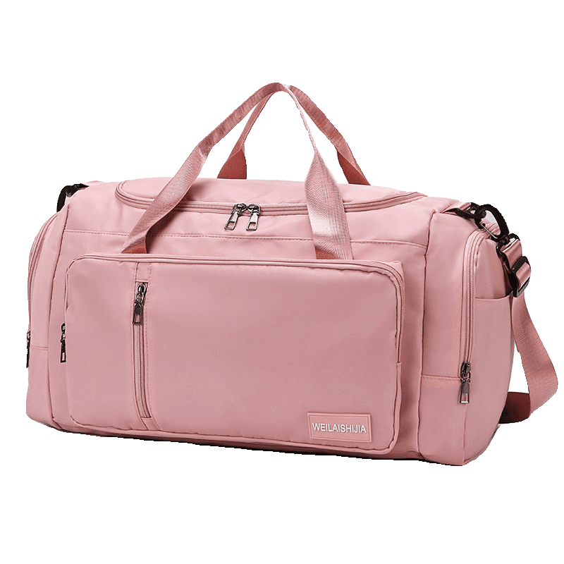 多機能ポケット付き大容量ボストンバッグ 35L